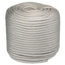 FIRMEZA CORDA TRANÇADA BRANCA PET 12MM / 105MT - 04422 - ATACADO ZR