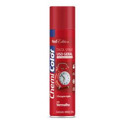 BASTON SPRAY CHEMICOLOR USO GERAL VERMELHO 400ML - 03191 - ATACADO ZR
