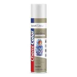 BASTON SPRAY CHEMICOLOR USO GERAL VERNIZ 400ML - 03672 - ATACADO ZR