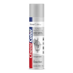 BASTON SPRAY CHEMICOLOR USO GERAL FUNDO PREP. CINZA 400ML - ... - ATACADO ZR