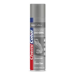BASTON SPRAY CHEMICOLOR USO GERAL CINZA CLARO 400ML - 06440 - ATACADO ZR