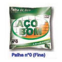 AÇOBOM PALHA DE AÇO 0 FINA C/ 20 - 10766 - ATACADO ZR