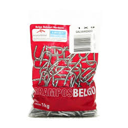 BELGO PREGO GRAMPO POLIDO P/ CERCA 1X9 1Kg - 02055 - ATACADO ZR
