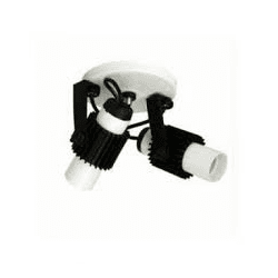 JR SPOT TUBINHO ALETADO 2 BRANCO/PRETO - 01072 - ATACADO ZR