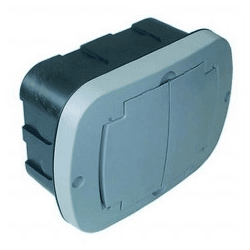 RIBEIRO CENTRINHO DISJUNTOR 03N/04D PVC CINZA EMB/SOB - 0216 - ATACADO ZR