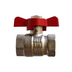 WOG REGISTRO ESFERA METALICO BORBOLETA 3/4 - 00744 - ATACADO ZR