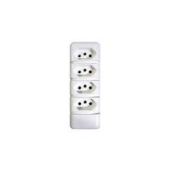 KAHEL TOMADA BARRA QUADRUPLA 10A/20A 2P+T BR BIAMPER - 12373 - ATACADO ZR
