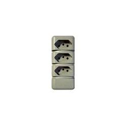 KAHEL TOMADA BARRA TRIPLA 20A 2P+T CZ BIAMPER - 12378 - ATACADO ZR