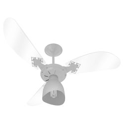 VENTI DELTA VENTILADOR NEW CRISTAL LIGHT BRANCO 127V (38 312... - ATACADO ZR