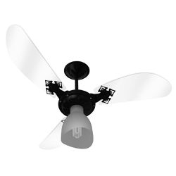 VENTI DELTA VENTILADOR NEW CRISTAL LIGHT PRETO 127V (38 3120... - ATACADO ZR