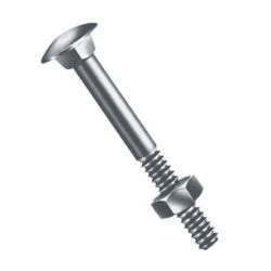 JOMARCA PF FRANCÊS ZINCADO C/ PORCA 5/16 X 3 C/100 - 11510 - ATACADO ZR