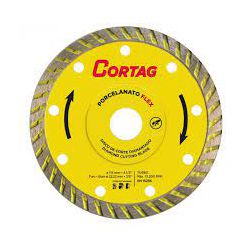 CORTAG DISCO CORTE DIAMANTADO TURBO PORCELANATO FLEX 115 - 1... - ATACADO ZR