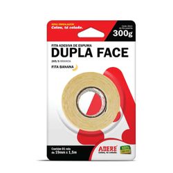 ADERE FITA DUPLA FACE ESPUMA 19MM X 1,50M - 09153 - ATACADO ZR