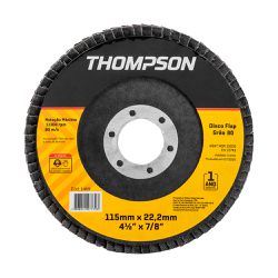THOMPSON DISCO FLAP 4.1/2” GRÃO 060 - 13569 - ATACADO ZR
