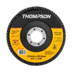 THOMPSON DISCO FLAP 4.1/2” GRÃO 120 - 13567 - ATACADO ZR