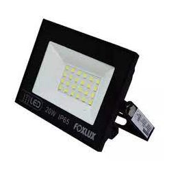 FOXLUX REFLETOR LED 20W X 6500K PRETO BIVOLT - 13583 - ATACADO ZR
