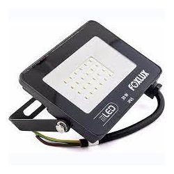 FOXLUX REFLETOR LED 30W X 6500K PRETO BIVOLT - 13584 - ATACADO ZR
