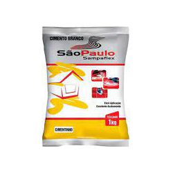 SAMPAFLEX CIMENTO BRANCO 1KG - 13354 - ATACADO ZR