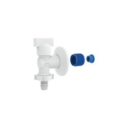BLUKIT TORNEIRA ESFERA MINI MÁQUINA LAVAR ABS BRANCA 1/4 VOL... - ATACADO ZR