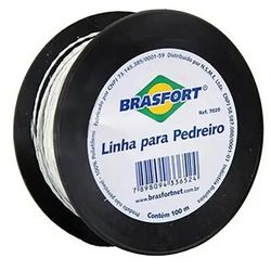 BRASFORT LINHA PARA PEDREIRO TRANÇADA C/ 100M - 10516 - ATACADO ZR