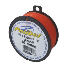 POLIBEL LINHA PEDREIRO LISA LARANJA 50M - 13844 - ATACADO ZR