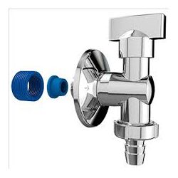 BLUKIT TORNEIRA ESFERA MINI MÁQUINA DE LAVAR ABS CROMADA 1/4... - ATACADO ZR
