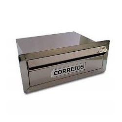 PRIME CAIXA DE CORREIO/CARTA INOX/PVC 23CM - 12850 - ATACADO ZR