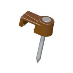 RIBEIRO MIGUELÃO MARROM P/ FIO 1,5 C/ 15 TIPO GARRA C/ PREGO... - ATACADO ZR