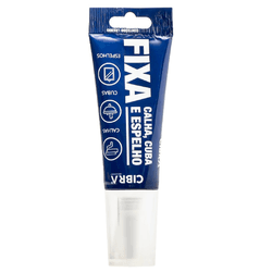 CIBRAFLEX PU FIXA CUBA/ESPELHO BRANCO 85G - 13863 - ATACADO ZR