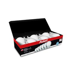 AVANT PACK C/06 LAMPADA LED BULBO (PERA) 09W 6500K - 12745 - ATACADO ZR