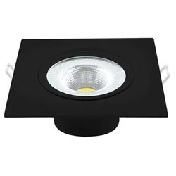 AVANT SPOT SUPIMPA QUADRADO PRETO 5W X 6500K BIV. - 12816 - ATACADO ZR