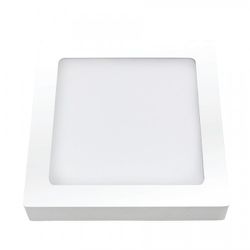 OUROLUX LUMINÁRIA SOBREPOR QUADRADA BRANCA BIVOLT 12W X 6400... - ATACADO ZR