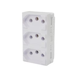 ILUMI I9 MÓDULO 3 TOMADAS 20A MONOBLOCO - 14031 - ATACADO ZR