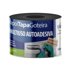 VIAPOL FITA TAPA GOTEIRA 10CMX10M - 12605 - ATACADO ZR