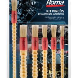 ROMA KIT PINCEIS DETALHAMENTO AUTOMOTIVO - 14064 - ATACADO ZR