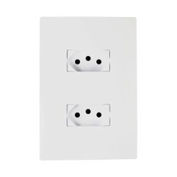 ILUMI I9 CJ MONOBLOCO 2 TOMADAS 10A - 14018 - ATACADO ZR