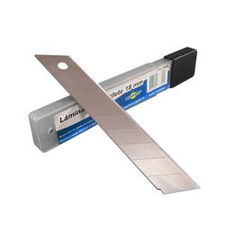 BRASFORT LAMINA P/ ESTILETE 18MM C/ 10 - 02214 - ATACADO ZR
