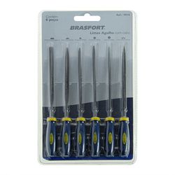 BRASFORT LIMAS AGULHA COM CABO JOGO C/ 06 PEÇAS - 11416 - ATACADO ZR
