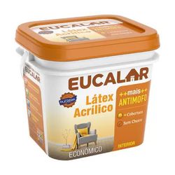 EUCATEX EUCALAR LATEX ACRILICO BRANCO 3,6LT - 08904 - ATACADO ZR