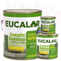 EUCATEX EUCALAR ESMALTE AMARELO OURO 3,6LT - 08961 - ATACADO ZR