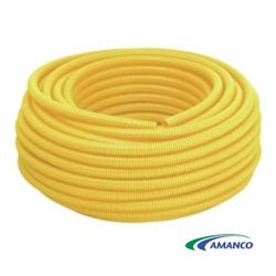 AMANCO CONDUÍTE CORRUGADO REFORÇADO AMARELO 32MM C/ 50MT - 0... - ATACADO ZR