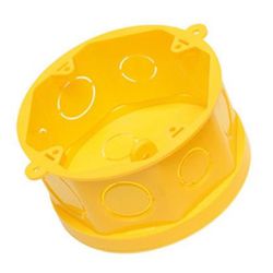 AMANCO CAIXA LUZ PVC AMARELA 4X4 FMS OCTO - 04692 - ATACADO ZR
