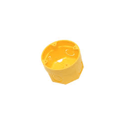 AMANCO CAIXA LUZ PVC AMARELA 3X3 OCTO - 04693 - ATACADO ZR
