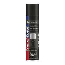 BASTON SPRAY CHEMICOLOR USO GERAL PRETO BRILHANTE 400ML - 14... - ATACADO ZR