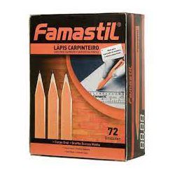 FAMASTIL LAPIS CARPINTEIRO CX. C/72 - 12765 - ATACADO ZR