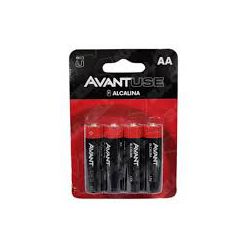 AVANT PILHA ALCALINA PEQUENA AA BLISTER C/ 04 - 14210 - ATACADO ZR