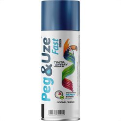 PEG&USE SPRAY METÁLICA AZUL 300ML/130G - 14365 - ATACADO ZR