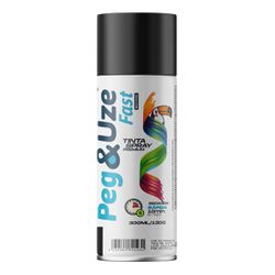 PEG&USE SPRAY USO GERAL PRETO BRILHANTE 300ML/130G - 14384 - ATACADO ZR