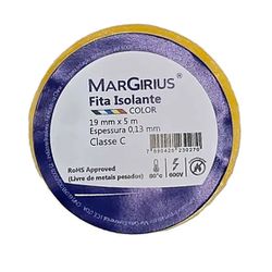 MARGIRIUS FITA ISOLANTE AMARELA 19MM X 5M - 14349 - ATACADO ZR