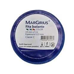 MARGIRIUS FITA ISOLANTE AZUL 19MM X 5M - 14350 - ATACADO ZR